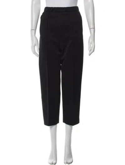 Pre-owned Prada 2018 Straight Leg Pants In Black