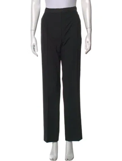Pre-owned Prada 2018 Straight Leg Pants In Black