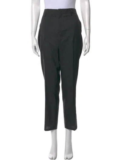 Pre-owned Prada 2018 Straight Leg Pants In Gray
