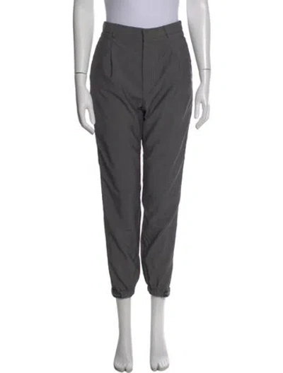 Pre-owned Prada 2018 Straight Leg Pants In Gray