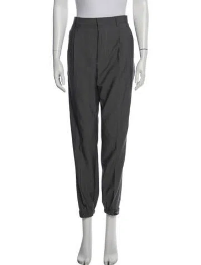 Pre-owned Prada 2018 Straight Leg Pants In Gray