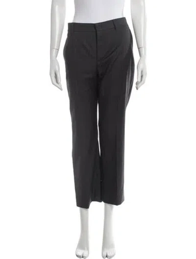 Pre-owned Prada 2018 Straight Leg Pants In Gray