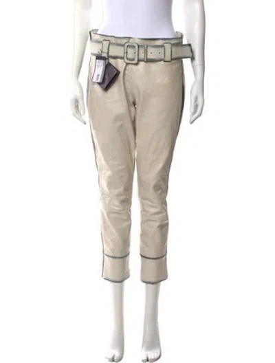 Pre-owned Prada 2018 Straight Leg Pants In Grey
