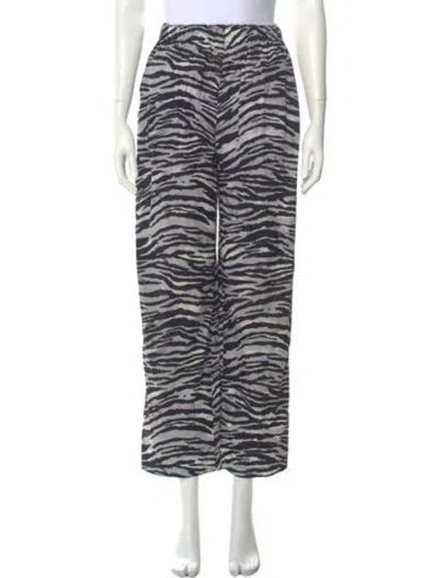 Pre-owned Prada 2018 Straight Leg Pants In Multi