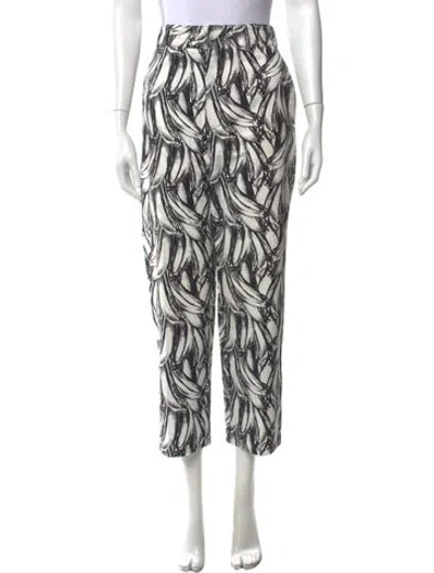 Pre-owned Prada 2018 Straight Leg Pants In White