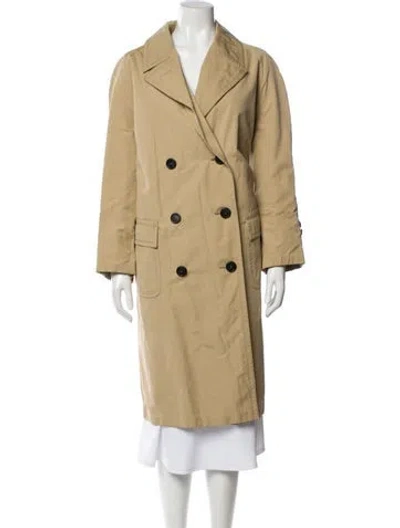 Pre-owned Prada 2018 Trench Coat In Neutral