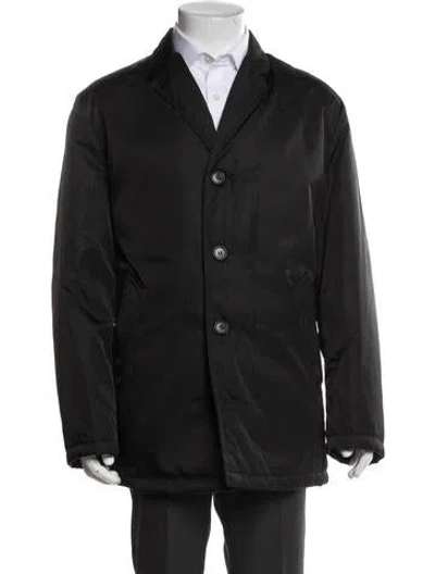 Pre-owned Prada 2018 Utility Jacket In Black