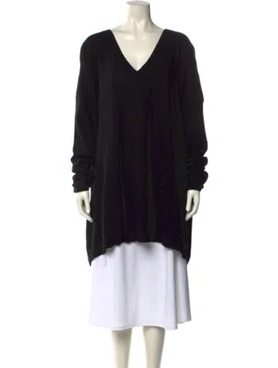 Pre-owned Prada 2018 Virgin Wool Sweater In Black
