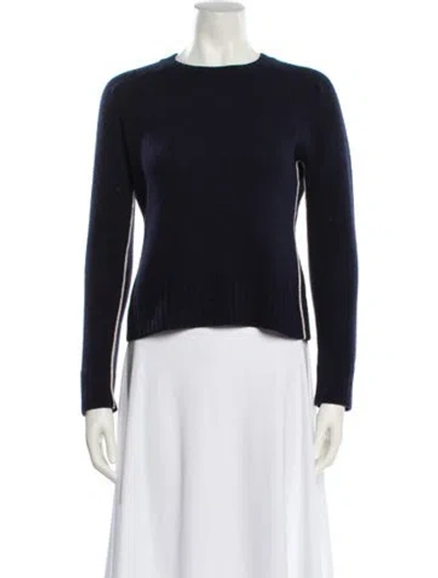 Pre-owned Prada 2018 Virgin Wool Sweater In Blue