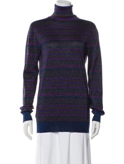 Pre-owned Prada 2018 Virgin Wool Sweater In Blue