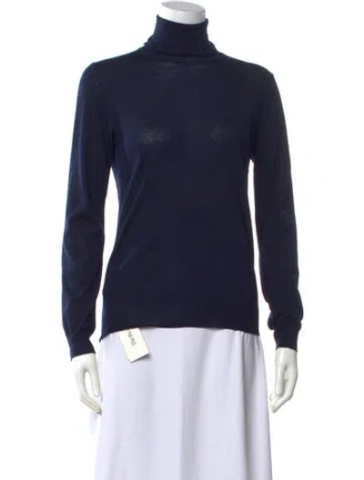 Pre-owned Prada 2018 Virgin Wool Sweater In Blue