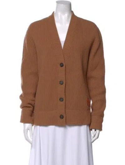 Pre-owned Prada 2018 Virgin Wool Sweater In Brown