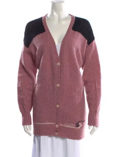 Pre-owned Prada 2018 Virgin Wool Sweater In Pink