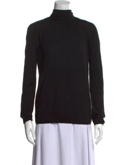 Pre-owned Prada 2018 Virgin Wool Sweatshirt In Black