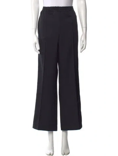Pre-owned Prada 2018 Wide Leg Pants In Black