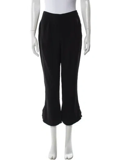 Pre-owned Prada 2018 Wide Leg Pants In Black