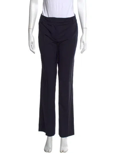 Pre-owned Prada 2018 Wide Leg Pants In Black