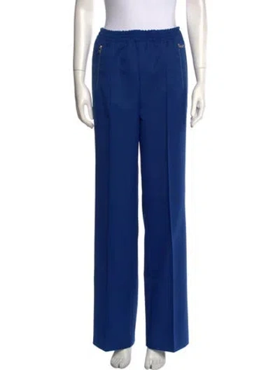 Pre-owned Prada 2018 Wide Leg Pants In Blue