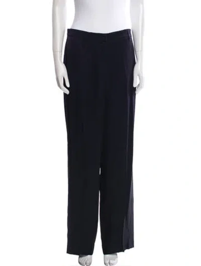 Pre-owned Prada 2018 Wide Leg Pants In Blue