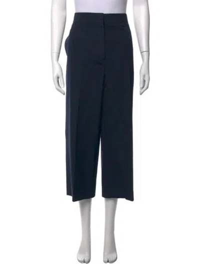 Pre-owned Prada 2018 Wide Leg Pants In Blue