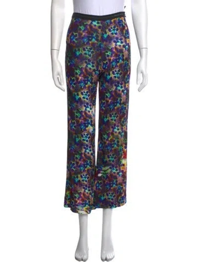 Pre-owned Prada 2018 Wide Leg Pants In Blue