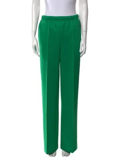 Pre-owned Prada 2018 Wide Leg Pants In Green