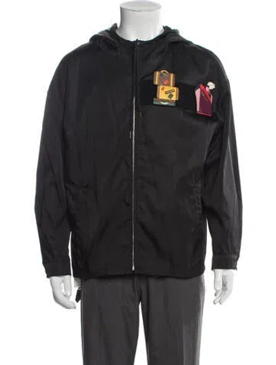 Pre-owned Prada 2018 Windbreaker In Black