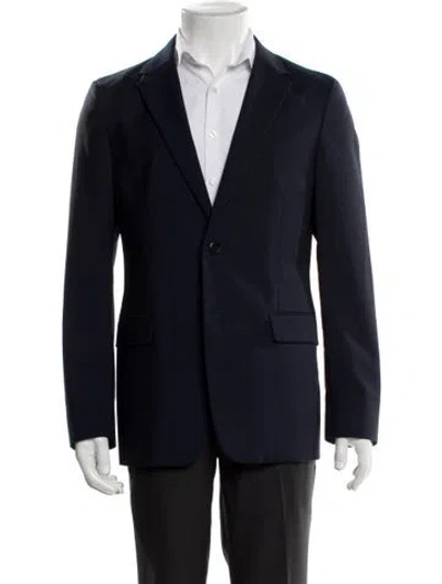 Pre-owned Prada 2018 Wool Blazer In Blue