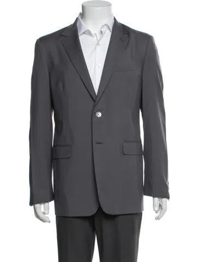 Pre-owned Prada 2018 Wool Blazer In Gray