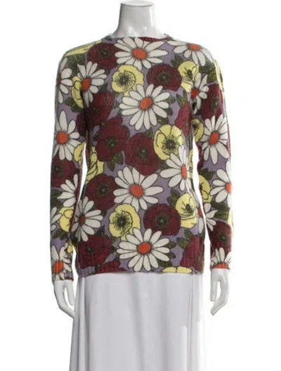 Pre-owned Prada 2018 Wool Sweater In Purple