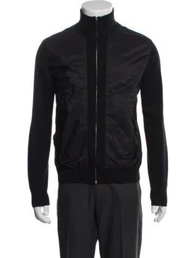 Pre-owned Prada 2018 Wool Utility Jacket In Black