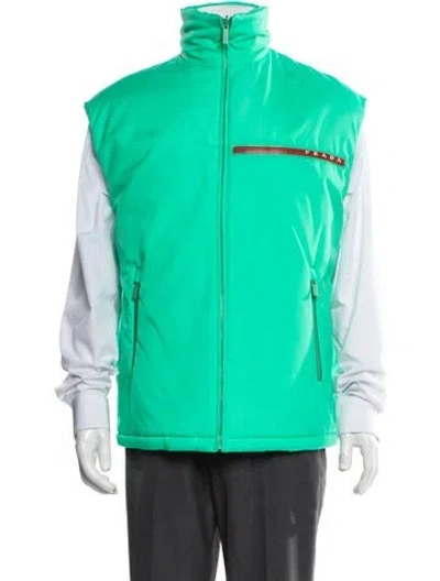 Pre-owned Prada 2018 X Primaloft Vest W/ Tags In Green