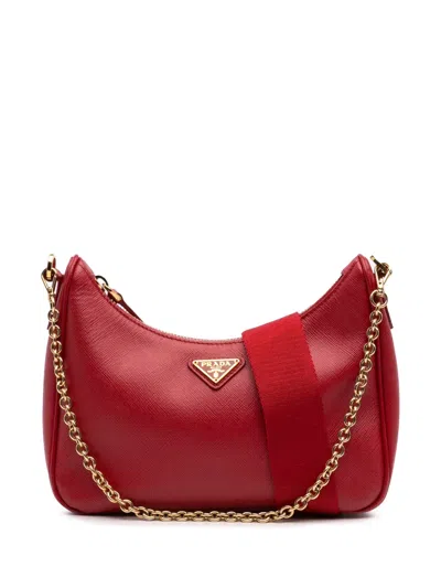 Pre-owned Prada 2019-2024 Saffiano Re-edition 2005 Satchel