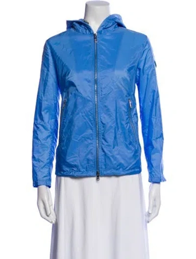 Pre-owned Prada 2019 Biker Jacket In Blue