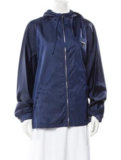 Pre-owned Prada 2019 Bomber Jacket In Blue