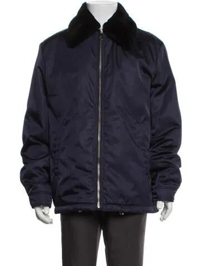 Pre-owned Prada 2019 Bomber Jacket In Blue