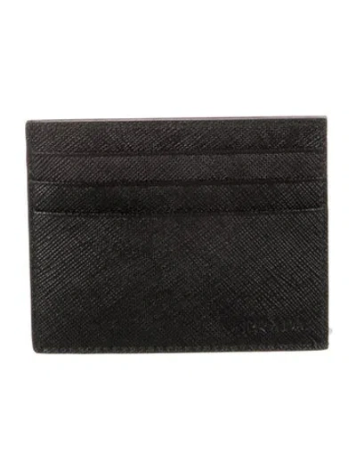 Pre-owned Prada 2019 Card Holder In Black