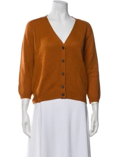 Pre-owned Prada 2019 Cashmere Sweater In Orange