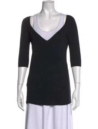 Pre-owned Prada 2019 Cashmere Sweater W/ Tags In Black