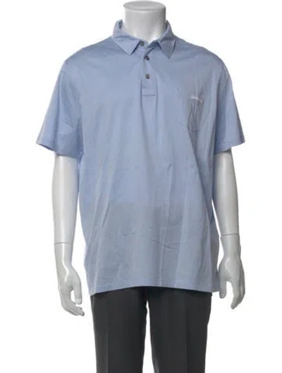 Pre-owned Prada 2019 Collar Polo Shirt In Blue
