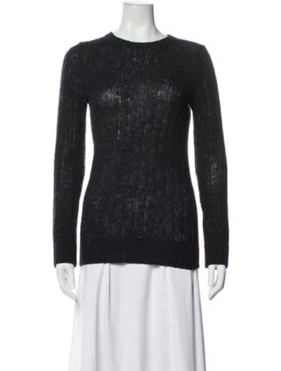Pre-owned Prada 2019 Crew Neck Sweater In Gray