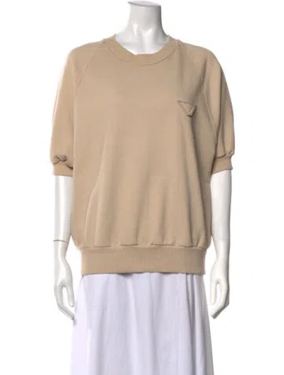 Pre-owned Prada 2019 Crew Neck Sweatshirt In Neutrals