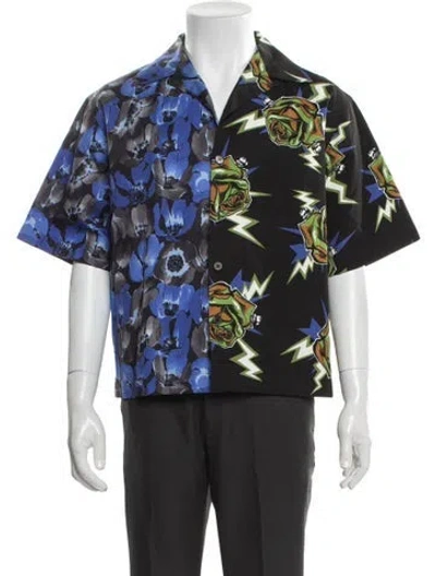 Pre-owned Prada 2019 Floral Print Shirt In Multi
