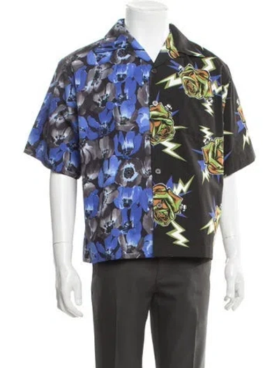 Pre-owned Prada 2019 Floral Print Shirt In Multi
