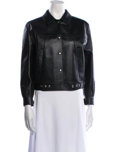 Pre-owned Prada 2019 Giubbotto Biker Jacket W/ Tags In Black