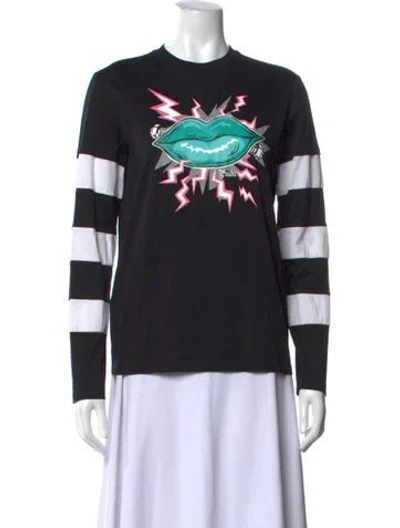 Pre-owned Prada 2019 Graphic Print T-shirt In Black