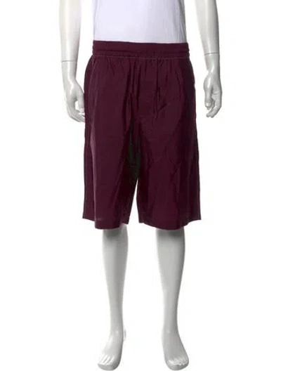 Pre-owned Prada 2019 Jogger Shorts In Purple