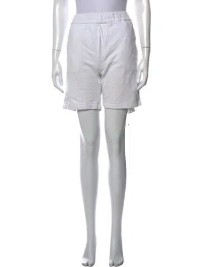 Pre-owned Prada 2019 Jogger Shorts In White