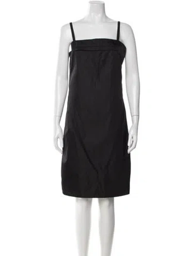 Pre-owned Prada 2019 Knee-length Dress In Black