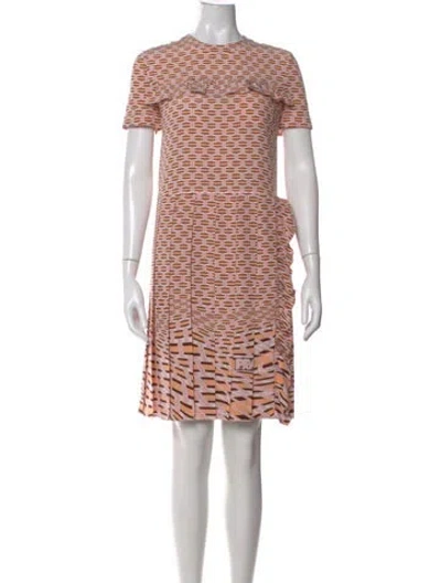 Pre-owned Prada 2019 Knee-length Dress In Pink